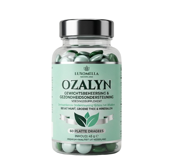 Verpakking van het voedingssupplement Ozalyn